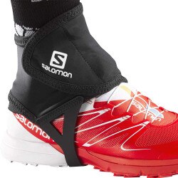 Salomon Trail Gaiters Low in Black